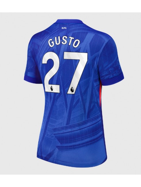 Ženski Nogometna dresi replika Chelsea Malo Gusto #27 Domači 2025-26 Kratek rokav Ženski Nogometna dresi replika Chelsea Malo Gusto #27 Domači 2025-26 Kratek rokav